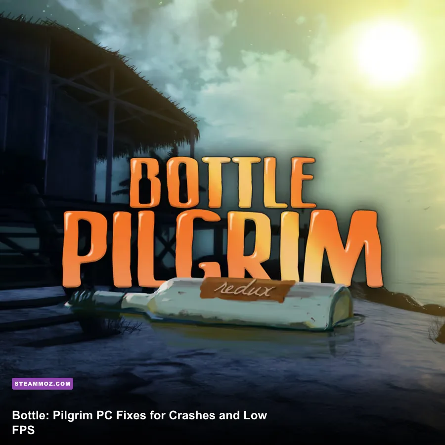 Bottle: Pilgrim gameplay screenshot showing the pilgrim exploring a atmospheric landscape