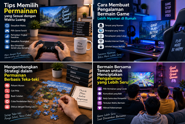 Cara Membuat Pengalaman Bermain Game Lebih Nyaman di Rumah
