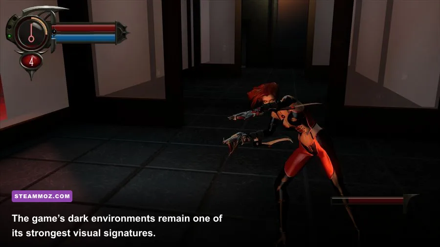 Gothic environment from BloodRayne 2 Terminal Cut on PC