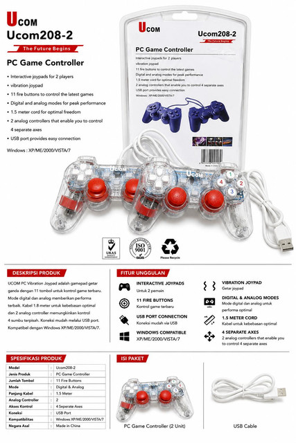 Game Pad U-COM DOUBLE TRANSPARAN