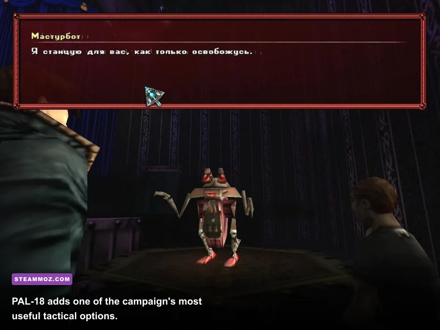 PAL-18 party member from Anachronox during story gameplay