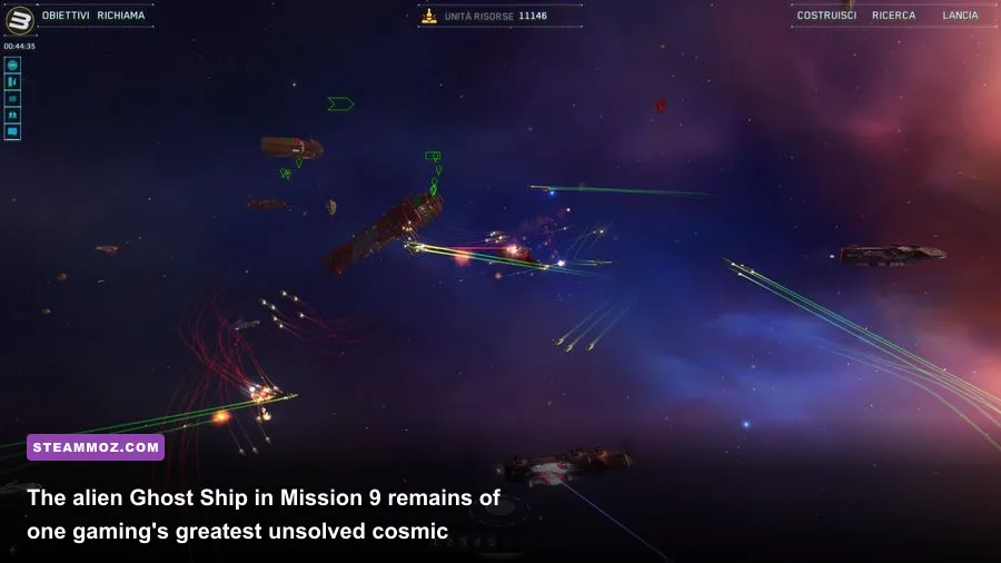 The mysterious alien Ghost Ship entrapping fleet vessels inside an eerie stasis anomaly