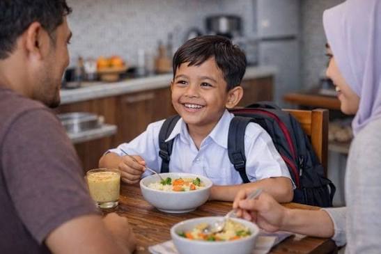 Pentingnya Sarapan Sebelum Berangkat ke Sekolah