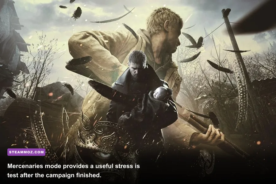 Resident Evil Village Mercenaries mode combat and combo score