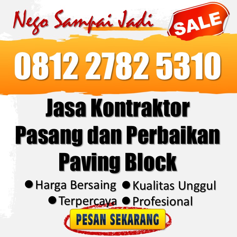 ☎️ WA 0812 2782 5310 - Estimasi Biaya Renovasi Paving Block Minimalis Murah Prambanan Klaten
