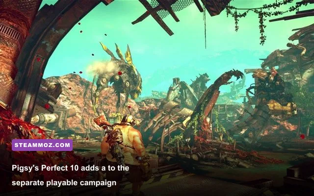 Pigsy using his weapon in the Pigsy's Perfect 10 DLC for ENslaved Odyssey to the West