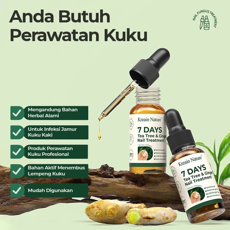 Krein Natura 7 Days Tea Tree & Ginger Nail Treatment