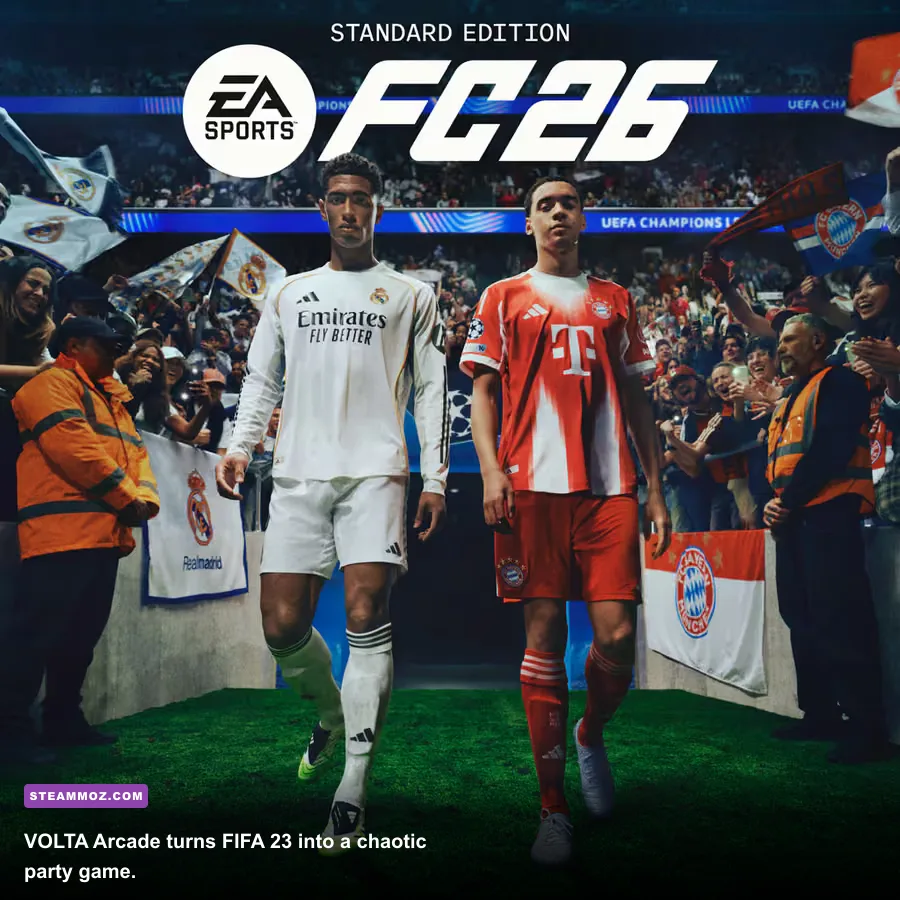 FIFA 23 VOLTA Arcade match on a colorful small-sided football court