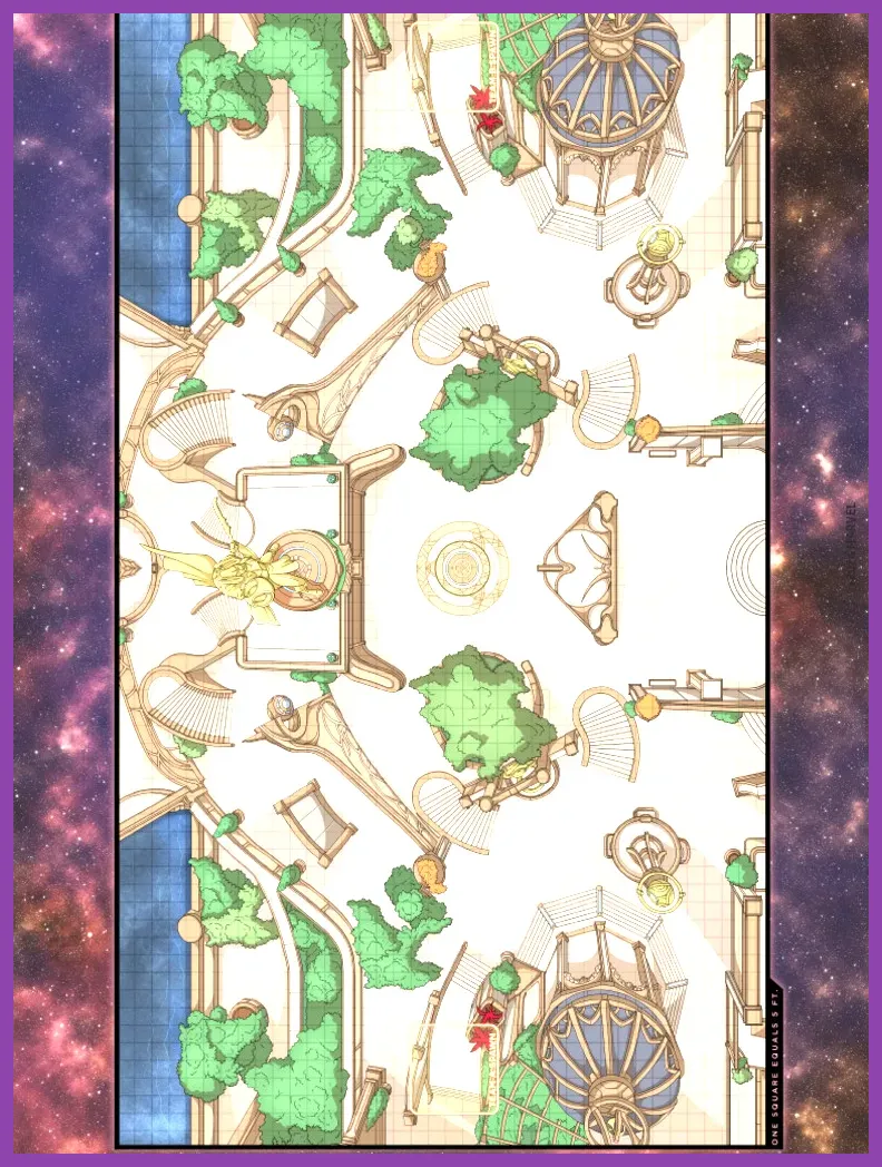 Full map layout with key positions