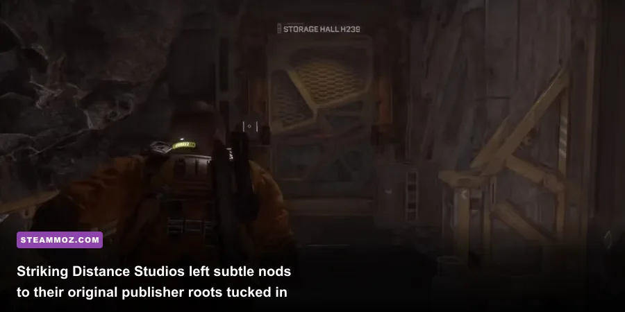 Mess hall maintenance area concealing Krafton PUBG references in The Callisto Protocol