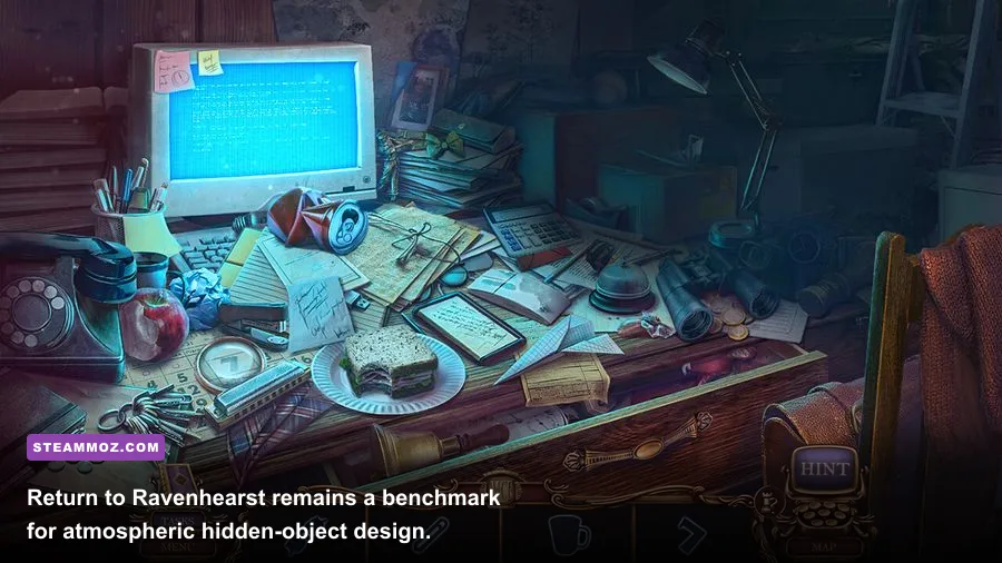 Mystery Case Files Return to Ravenhearst haunted manor hidden object gameplay