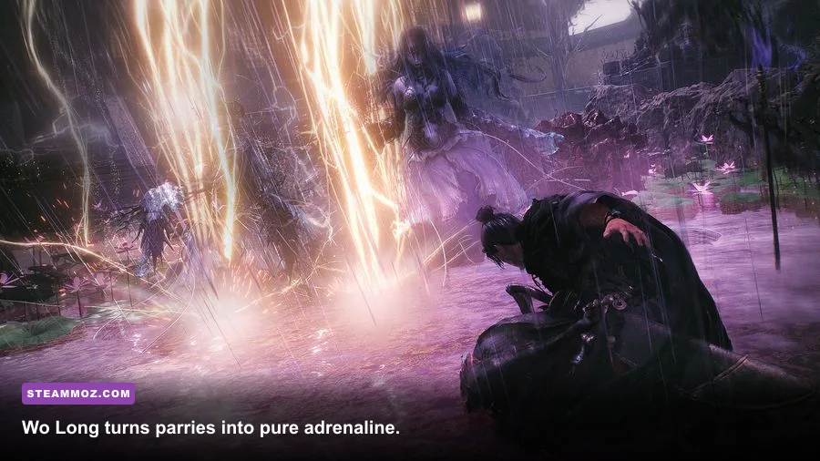 Wo Long Fallen Dynasty character parrying enemy spirit attack